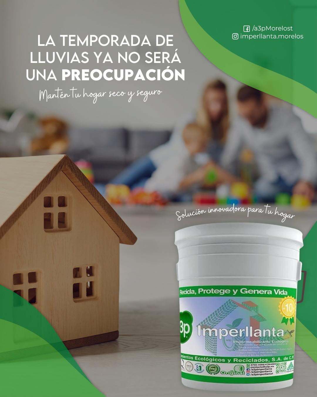 Protege tu hogar en temporada de lluvias